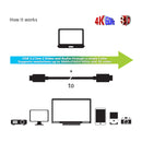 CLUB3D USB3.2 G2 TYPE-C ACT. OPT. A/V M/M 20M câble USB USB 3.2 Gen 2 (3.1 Gen 2) USB C Noir