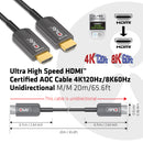 CLUB3D CAC-1379 câble HDMI 20 m HDMI Type A (Standard) Noir