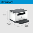HP LaserJet M234d Multifunction Black and White Printer, Copier, Scanner; Duplex