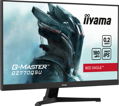 iiyama G-MASTER G2770QSU-B6 flatscreen-pc 68,6 cm (27") 2560 x 1440 pixels Breedbeeld Quad HD LED Zwart