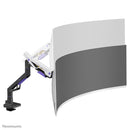 Neomounts DS70-256BL1 Support de écran à fixer gaming 24-57" - ressort à gaz - Topfix - arrêt à 180°