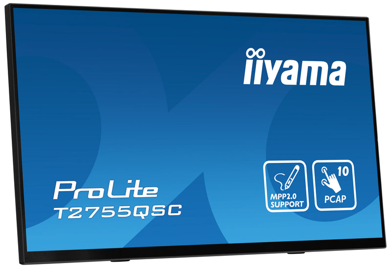 iiyama ProLite T2755QSC-B1 écran plat de PC 68,6 cm (27") 2560 x 1440 pixels Quad HD LCD Écran tactile Noir