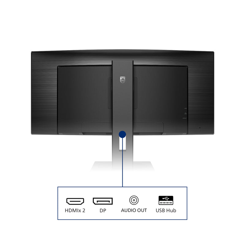 Philips B Line 345B1C/00 écran plat de PC 86,4 cm (34") 3440 x 1440 pixels Quad HD LCD Noir