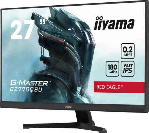 iiyama G-MASTER G2770QSU-B6 flatscreen-pc 68,6 cm (27") 2560 x 1440 pixels Breedbeeld Quad HD LED Zwart