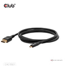 CLUB3D CAC-1563 câble vidéo et adaptateur 2 m USB Type-C DisplayPort Noir