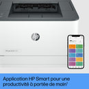 HP LaserJet Pro 3002dw Sans fil Noir et blanc Imprimante, Recto verso