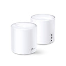 TP-Link Deco X20 (2-pack) Bi-bande (2,4 GHz / 5 GHz) Wi-Fi 5 (802.11ac) Blanc Interne