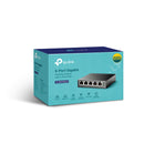 TP-Link TL-SG1005LP commutateur réseau Non-géré Gigabit Ethernet (10/100/1000) Connexion Ethernet, supportant l'alimentation via ce port (PoE) Noir