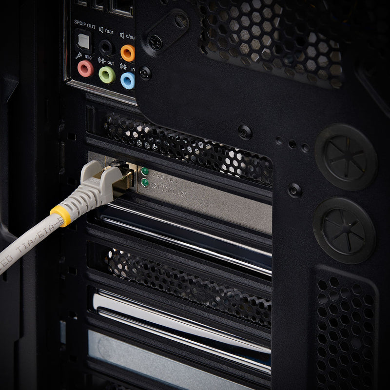 StarTech.com Carte Réseau PCIe à 1 Port 2,5 Gbps NBASE-T, Intel&reg; I225-V, Carte Réseau pour Ordinateur à Port Unique, Carte Réseau Ethernet MultiGigabit, Carte LAN Serveur PCI Express