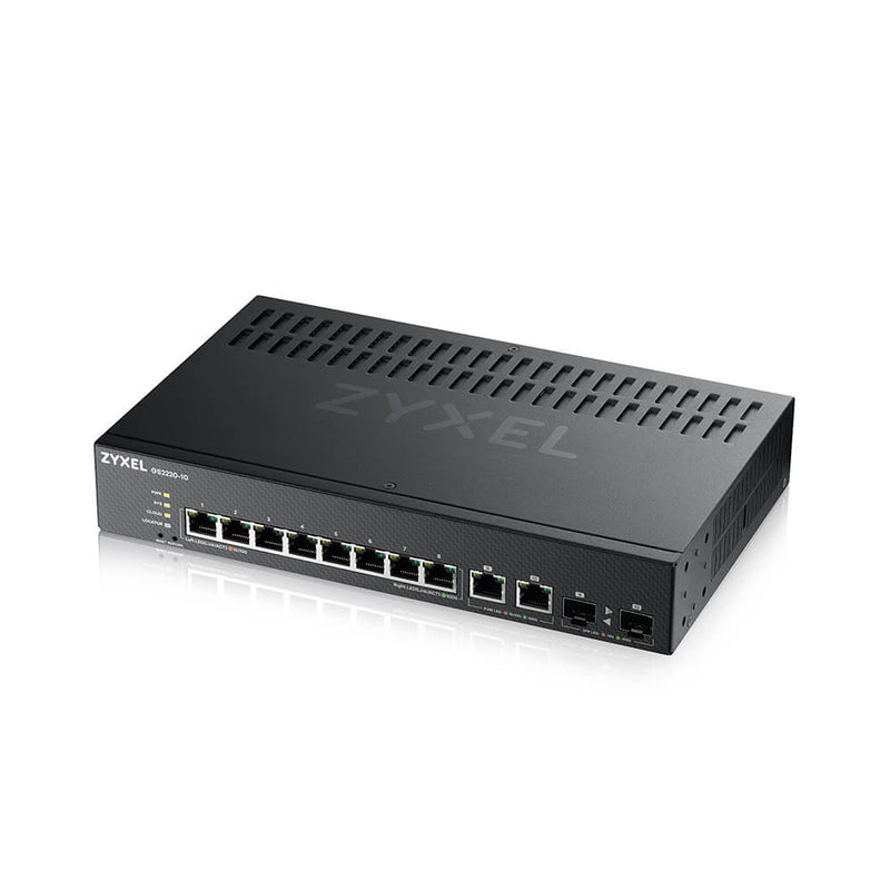 Zyxel GS2220-10-EU0101F commutateur réseau Géré L2 Gigabit Ethernet (10/100/1000) Noir
