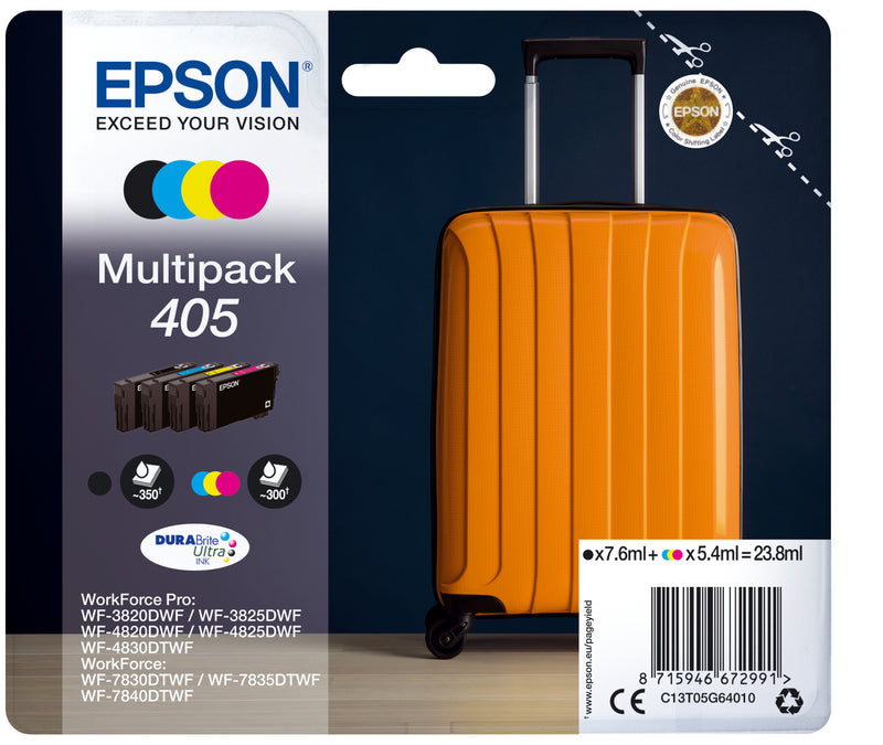 Epson Multipack 4-kleuren 405 DURABrite Ultra-inkt