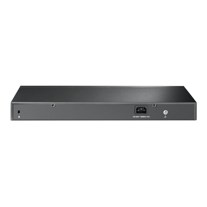 TP-Link JetStream TL-SG2428P Managed L2/L2+ Gigabit Ethernet (10/100/1000) Network Switch, Ethernet Connection, Supports Power over Ethernet (PoE), 1U, Black
