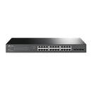 TP-Link JetStream TL-SG2428P Managed L2/L2+ Gigabit Ethernet (10/100/1000) Network Switch, Ethernet Connection, Supports Power over Ethernet (PoE), 1U, Black