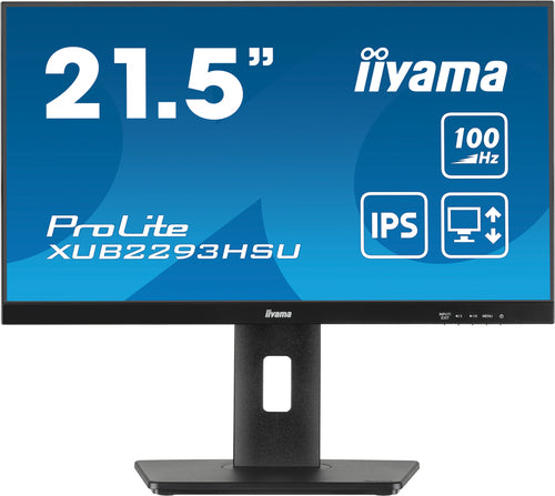 iiyama ProLite XUB2293HSU-B7 platte PC-monitor 54,6 cm (21,5") 1920 x 1080 pixels Full HD LED Zwart