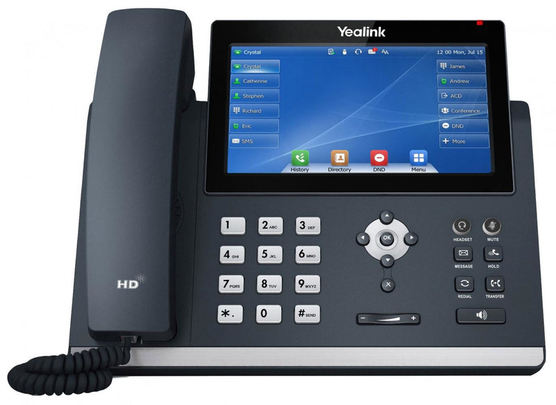 Yealink SIP-T48U téléphone fixe Gris LED Wifi