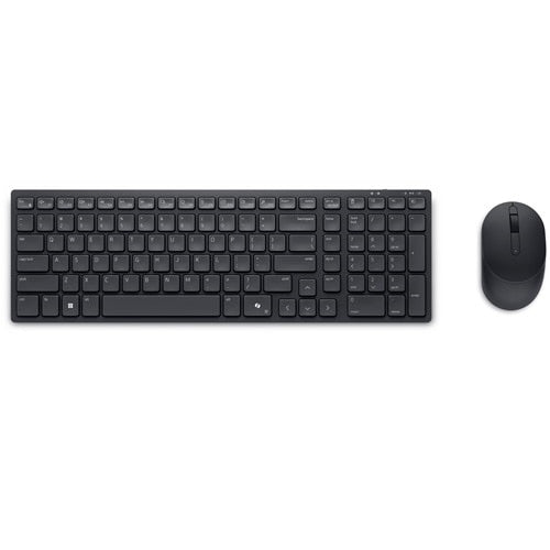 DELL Pro Compact and Silent Keyboard and Mouse - KM555 - US International (QWERTY)
