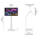 LG 32U889SA-W écran plat de PC 80 cm (31.5") 3840 x 2160 pixels 4K Ultra HD LCD Écran tactile Kiosque Blanc