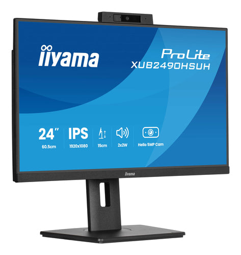 iiyama XUB2490HSUH-B2 écran plat de PC 60,5 cm (23.8") 1920 x 1080 pixels Full HD LED Noir