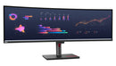 Lenovo ThinkVision P49w-30 LED display 124.5 cm (49") 5120 x 1440 pixels DQHD Black