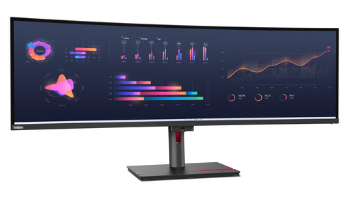 Lenovo ThinkVision P49w-30 LED display 124.5 cm (49") 5120 x 1440 pixels DQHD Black