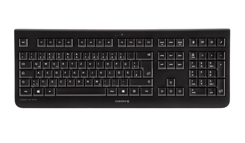 CHERRY DW 3000 clavier Souris incluse Universel RF sans fil AZERTY Belge Noir