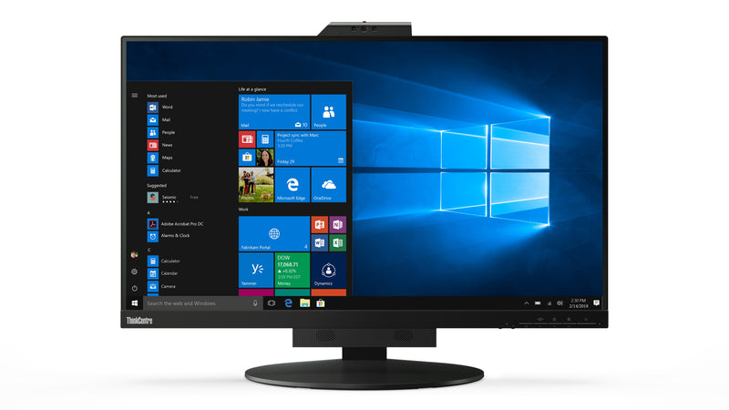 Lenovo ThinkCentre Tiny-In-One 27 LED display 68,6 cm (27") 2560 x 1440 pixels Quad HD Noir