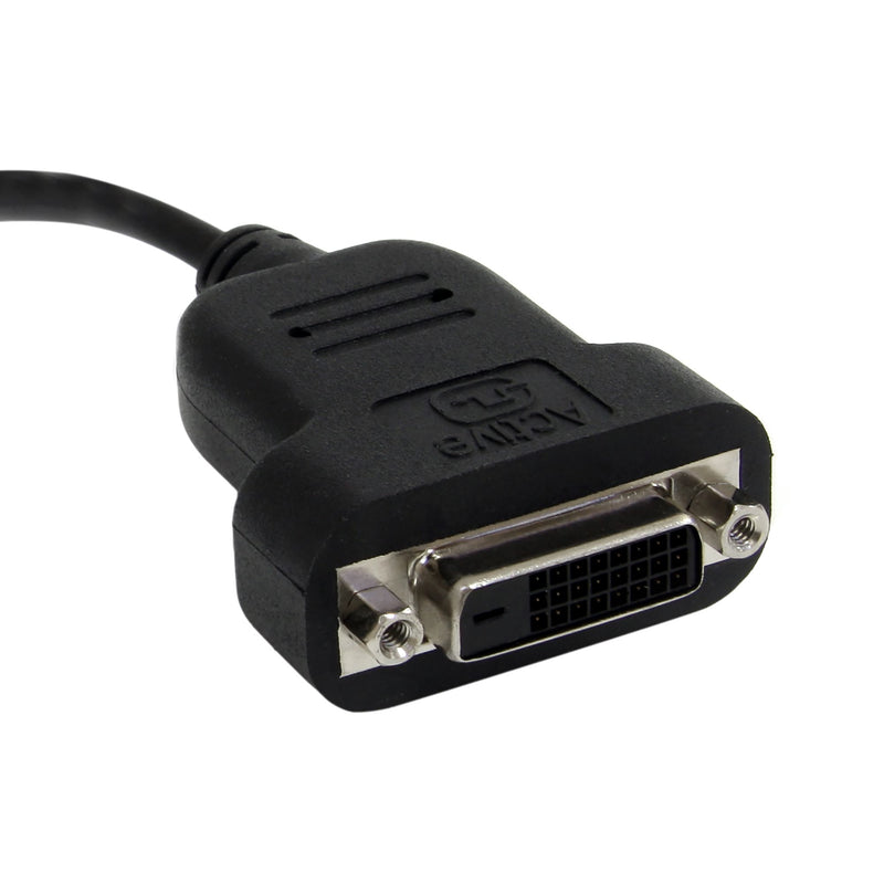 StarTech.com Adaptateur Mini DisplayPort vers DVI - Convertisseur Actif Mini DisplayPort vers DVI-D - Vidéo 1080p - Câble mDP ou Thunderbolt 1/2 Mac/PC vers DVI, mDP vers DVI Single-Link