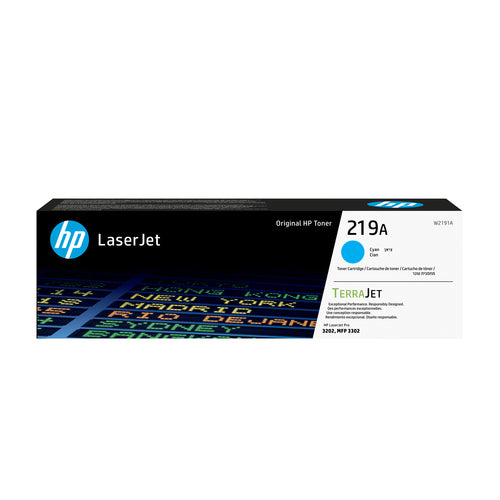HP Toner cyan LaserJet authentique 219A