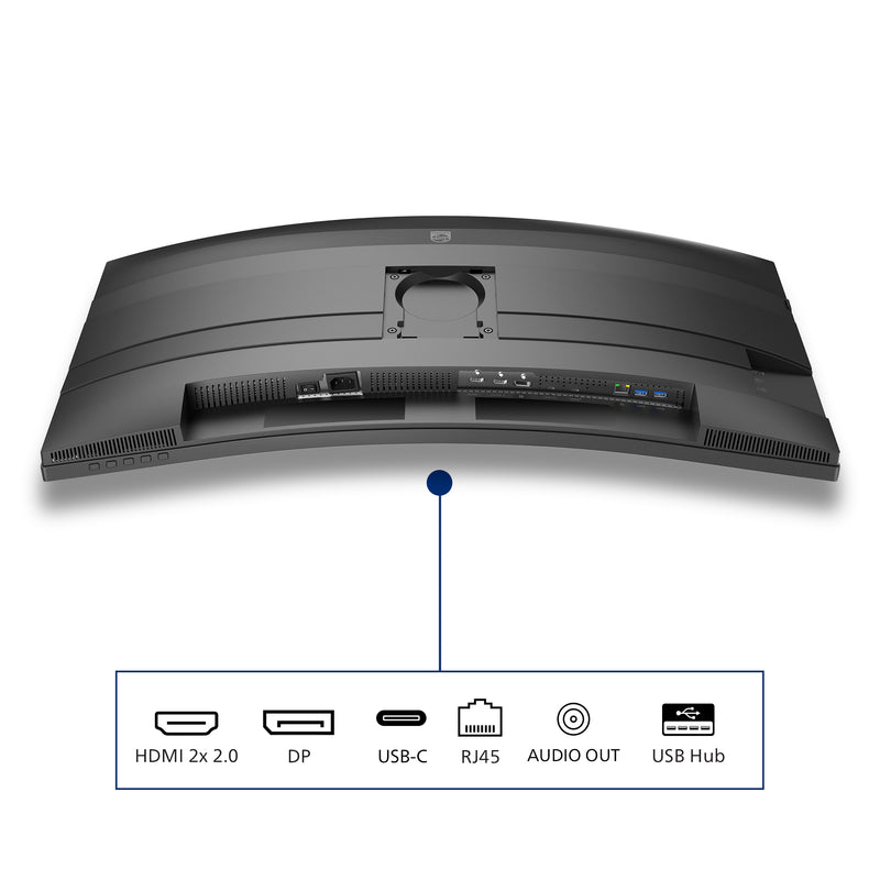 Philips 5000 series 34B2U5600C/00 écran plat de PC 86,4 cm (34") 3440 x 1440 pixels Dual QHD LCD Gris