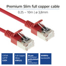 ACT DC7501 câble de réseau Rouge 1 m Cat6a U/FTP (STP)