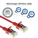 ACT DC7501 câble de réseau Rouge 1 m Cat6a U/FTP (STP)