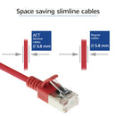 ACT DC7501 câble de réseau Rouge 1 m Cat6a U/FTP (STP)