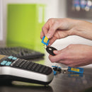 DYMO LabelManager LabelManager420P Étiqueteuse portable rechargeable | hautes performances avec connexion PC/Mac | Clavier ABC avec Malette de Transport et 4 Ruban D1