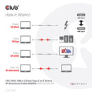 CLUB3D CAC-1535 câble USB USB 3.2 Gen 2 (3.1 Gen 2) 5 m USB C Noir