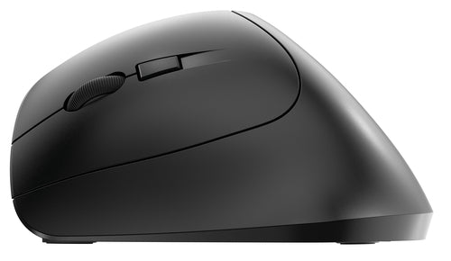 CHERRY MW 4500 LEFT Souris ergonomique sans fil, pour gauchers, noir, USB