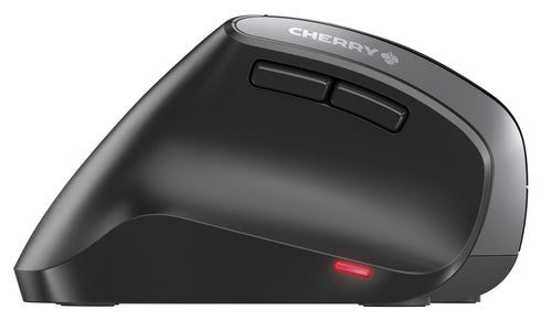 CHERRY MW 4500 LEFT Souris ergonomique sans fil, pour gauchers, noir, USB
