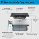 HP LaserJet M209dw Sans fil Noir et blanc Imprimante, Recto verso