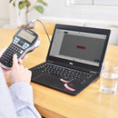 DYMO LabelManager LabelManager420P Étiqueteuse portable rechargeable | hautes performances avec connexion PC/Mac | Clavier ABC avec Malette de Transport et 4 Ruban D1