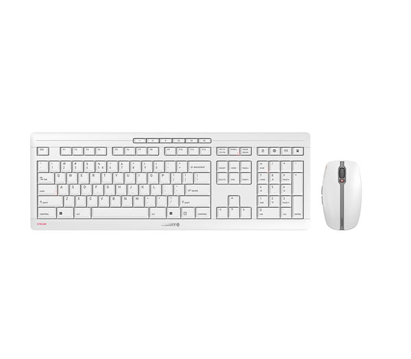 CHERRY Stream Desktop clavier Souris incluse Bureau RF sans fil QWERTY Anglais américain Gris