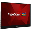 Viewsonic TD1655 écran plat de PC 39,6 cm (15.6") 1920 x 1080 pixels Full HD LED Écran tactile Multi-utilisateur Noir, Argent