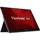 Viewsonic TD1655 écran plat de PC 39,6 cm (15.6") 1920 x 1080 pixels Full HD LED Écran tactile Multi-utilisateur Noir, Argent