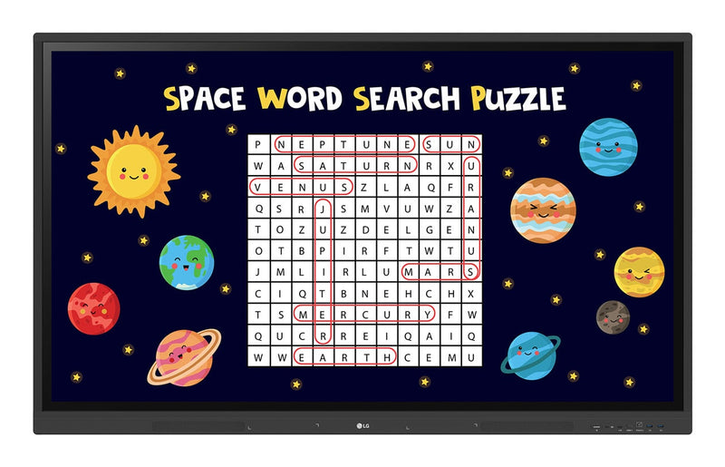 LG CreateBoard tableau blanc interactif 139,7 cm (55") 3840 x 2160 pixels Écran tactile Noir USB / RF Wireless