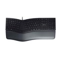 CHERRY KC 4500 ERGO clavier Bureau USB QWERTZ Suisse Noir
