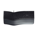 CHERRY KC 4500 ERGO clavier Universel USB QWERTY Anglais américain Noir