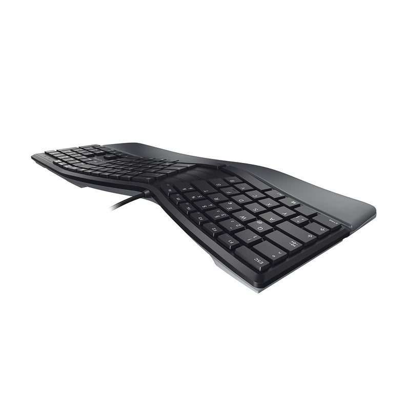 CHERRY KC 4500 ERGO clavier Universel USB QWERTY Anglais américain Noir