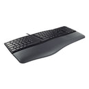 CHERRY KC 4500 ERGO clavier Universel USB QWERTY Anglais américain Noir
