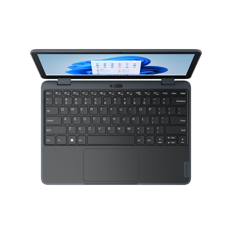 Lenovo 300w Yoga Gen 4 Intel® N N100 Hybrid (2-in-1) 29.5 cm (11.6") HD Touchscreen 4 GB LPDDR5-SDRAM 128 GB SSD Wi-Fi 6 (802.11ax) Windows 11 Pro Academic Belgian Gray