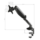 iiyama DS3001C-B1 support d'écran plat pour bureau 68,6 cm (27") Noir