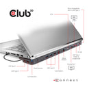 CLUB3D CSV-1564W100 station d'accueil USB 3.2 Gen 1 (3.1 Gen 1) Type-C Noir