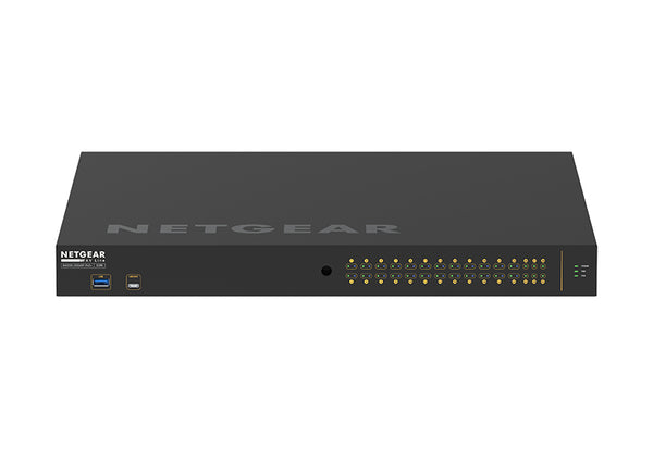 NETGEAR M4250-26G4XF-PoE+ Managed L2/L3 Gigabit Ethernet (10/100/1000) Ethernet Connection, Supporting Power Over Ethernet (PoE) 1U Black